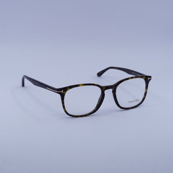 Tom Ford FT5505 052 Eyeglasses Dark Havana 52mm Square Frame - Picture 1 of 10